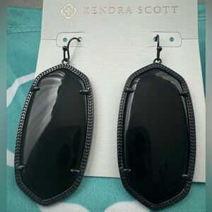Kendra Scott Scott Danielle Gunmetal/Black Danielle Earrings